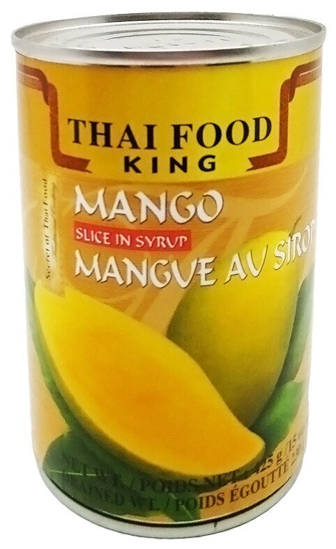 Манго ломтики в сиропе (mango) Thai Food King | Тай Фуд Кинг 425г