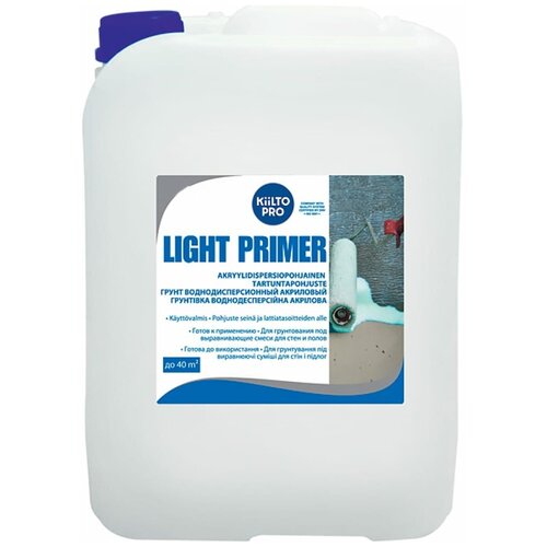 Грунт акриловый KIILTO Light Primer универсальный 5л, арт.Т6531.405К