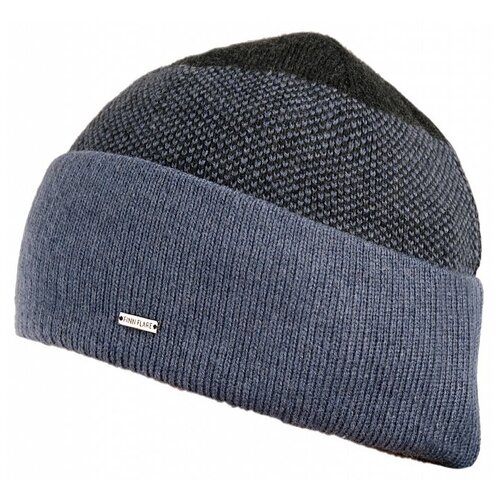 фото Шапка finn flare w19-22122 размер 58, серо-синий