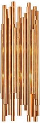 Настенный светильник Newport 15402/A, G9, 50 Вт, кол-во ламп: 2 шт., цвет арматуры: золотой, цвет плафона: золотой