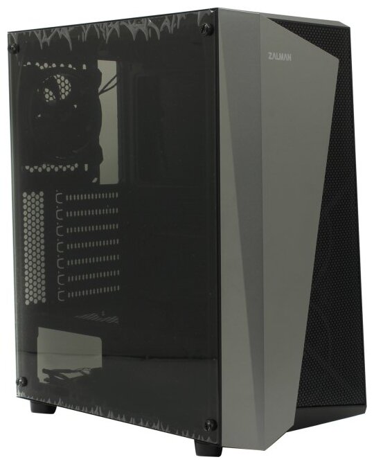 Корпус MidiTower Zalman S4 PLUS black (ATX, mATX, Mini-ITX, USB2.0 x2, USB3.0x1, без БП) (S4 PLUS)