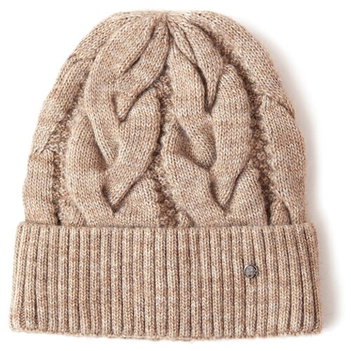 фото Шапка женская finn flare, цвет: бежевый a20-12154_709, размер: 56