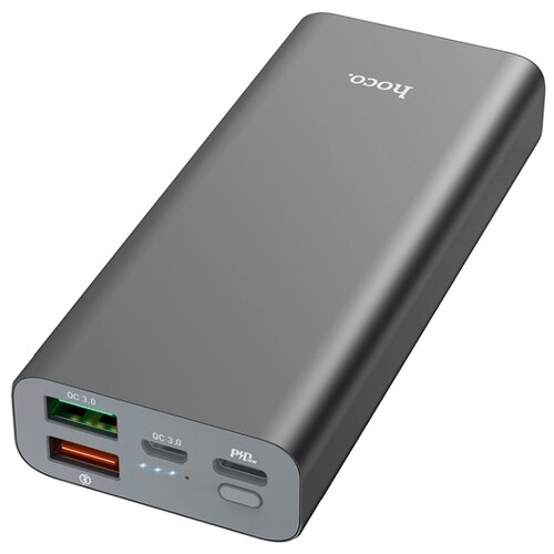 фото Аккумулятор hoco j51 cool power 10000mah, metal grey