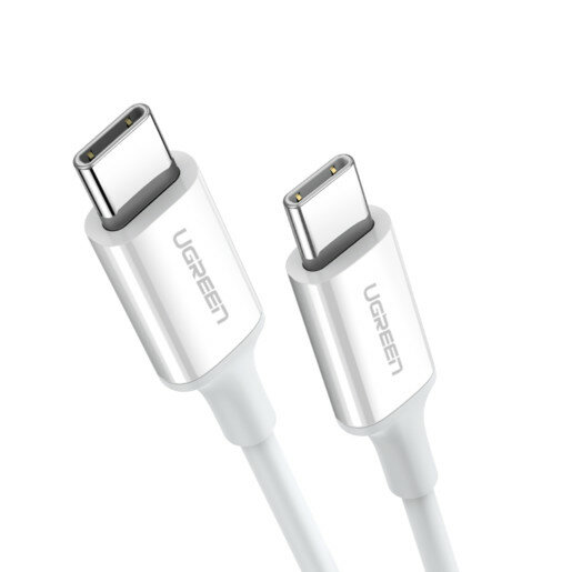 Кабель UGREEN US264 (60520) USB-C 2.0 Male To USB-C 2.0 Male 3A 60W Data Cable (2 метра) белый