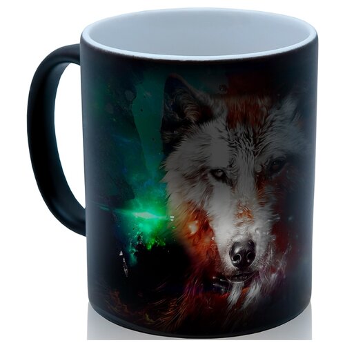 фото Кружка хамелеон лиса, оригинальный сувенир drabs