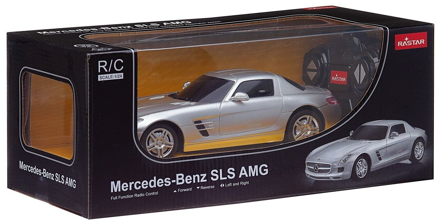 Легковой автомобиль Rastar Mercedes-Benz SLS AMG (40100) 1:24 19
