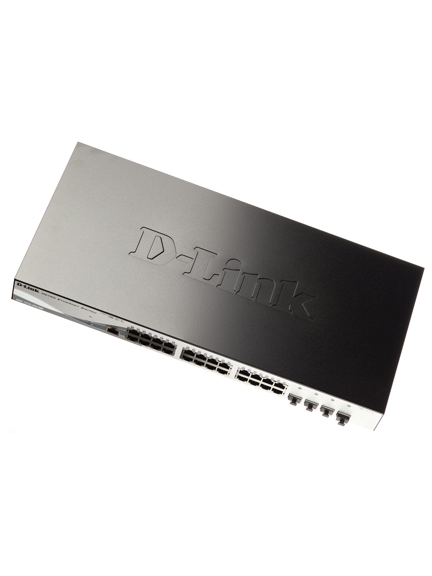 Коммутатор управляемый D-link DGS-1210-28X/ME/B2B 24x10/100/1000Base-T, 4x10GBase-X SFP+, L2, 19"