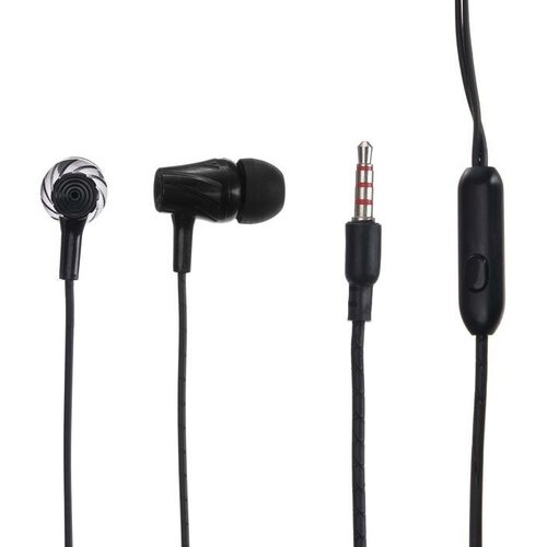 Наушники Krutoff HF-T83 вакуумные микрофон 106 дБ 16 Ом 1 м черные 59900₽