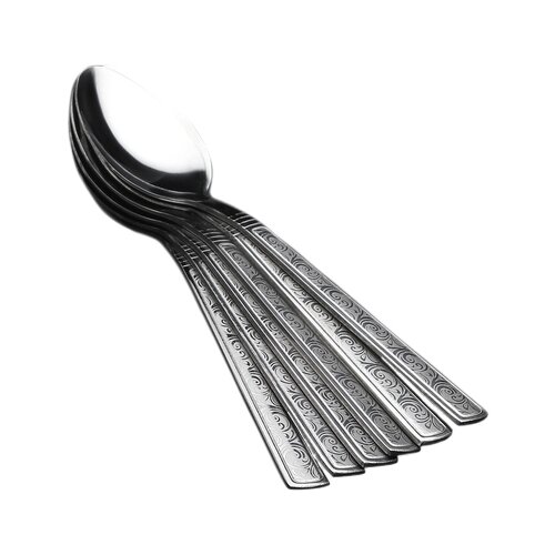 фото Доляна набор чайных ложек нуа 6 шт. серебристый