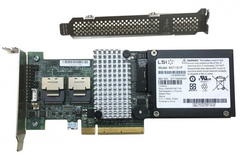 Контроллер LSI LSI00198 PCI-E8x 512Mb