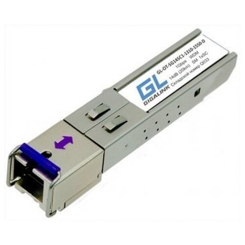 sfp трансивер gigalink gl ot sg06lc1 1310 1550 b SFP трансивер GIGALINK GL-OT-SG14SC1-1310-1550-D