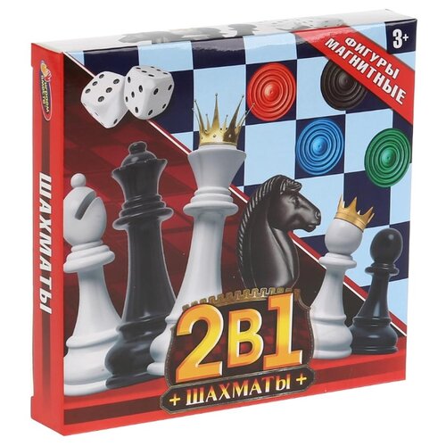 фото Играем вместе шахматы 2в1