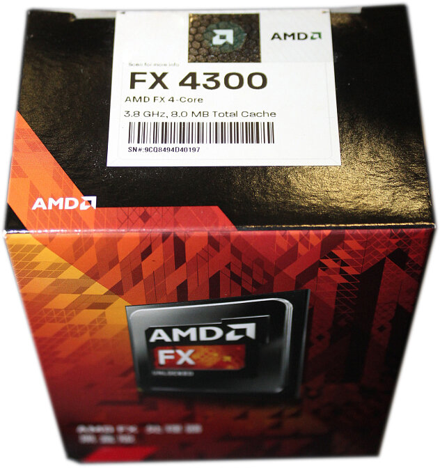 Процессор AMD FX-4300 AM3+ 4 x 3800 МГц