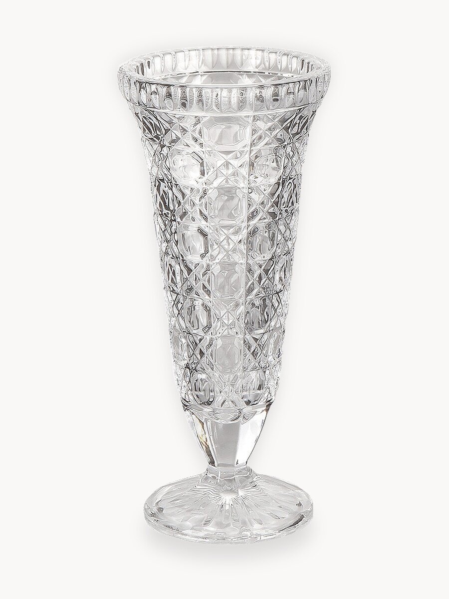 Ваза на ножке "Mercury", 7,5х7,5х17,5 см, объем 120 мл, прозрачная, в форме бокала, стекло, Nouvelle