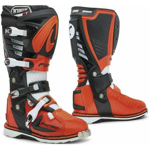 Мотоботы кроссовые Forma Predator 2.0 Black/Orange/White