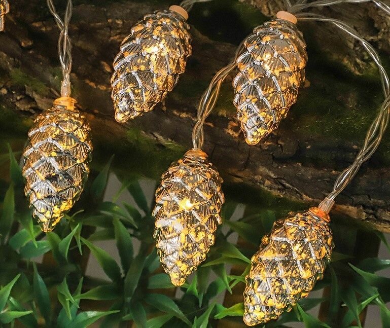 фото Гирлянда Шишки 2 м от батареек