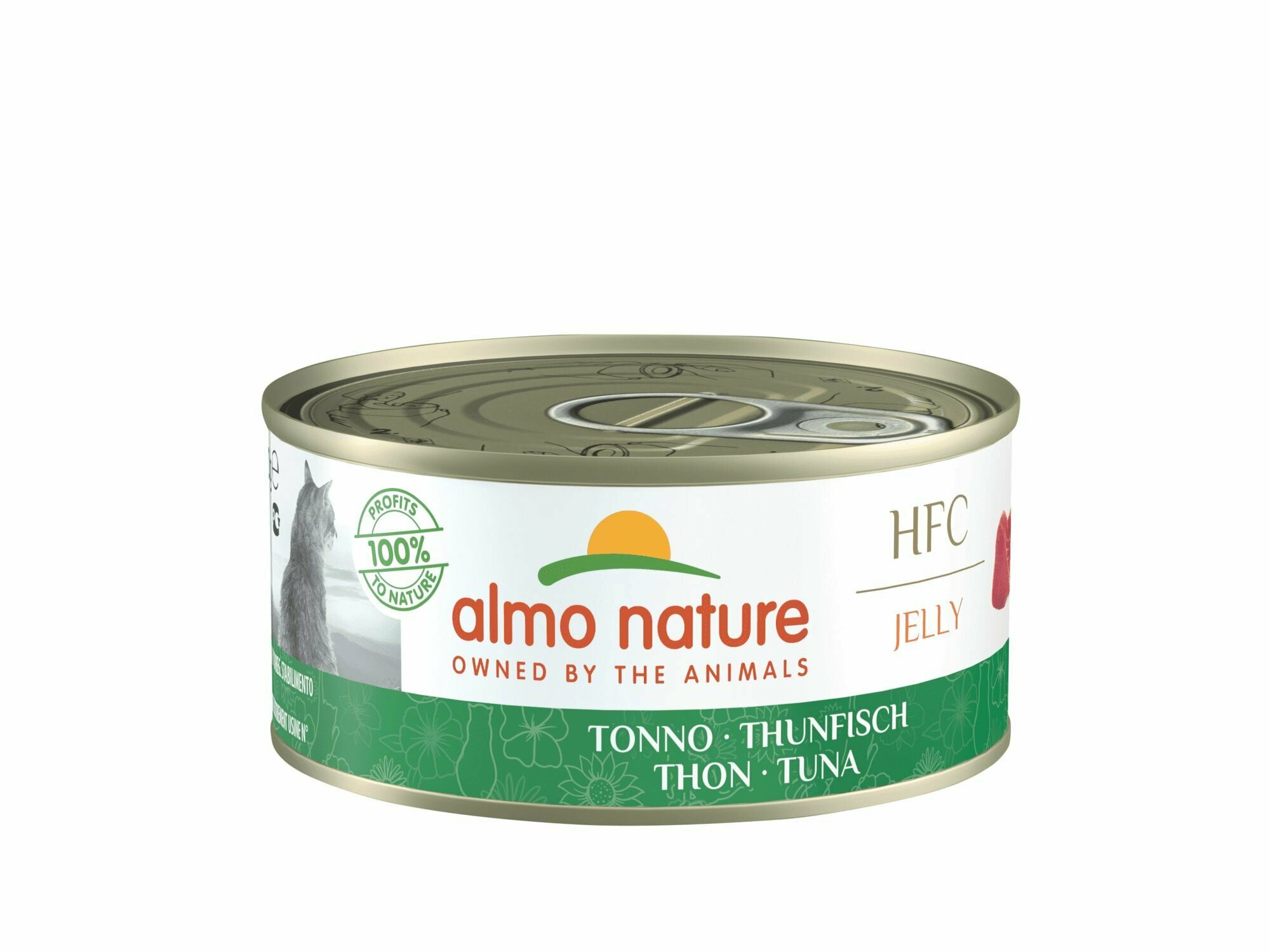 Almo Nature Консервы для Кошек с Тунцом в желе (HFC Jelly - Tuna ) 0,15 кг х 24 шт. - фотография № 6