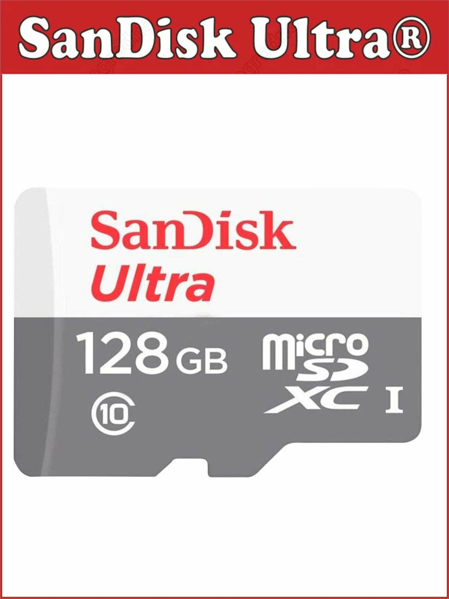 Карта памяти microSD SanDisk Ultra 128 ГБ (SDSQUNR-128G-GN6MN)