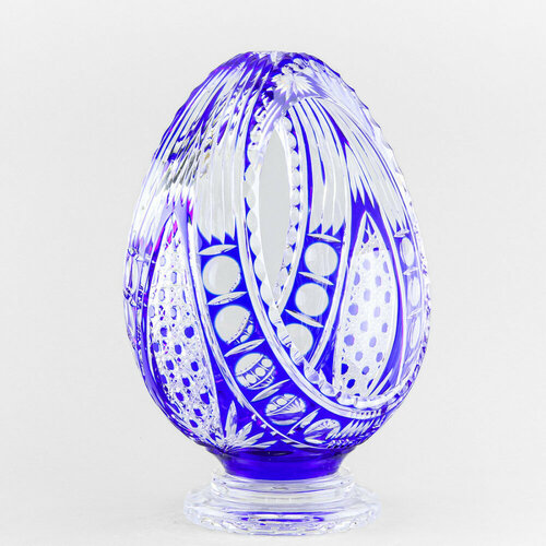 Корзинка для сервировки Бахметьевская артель, высота 31 см, хрусталь