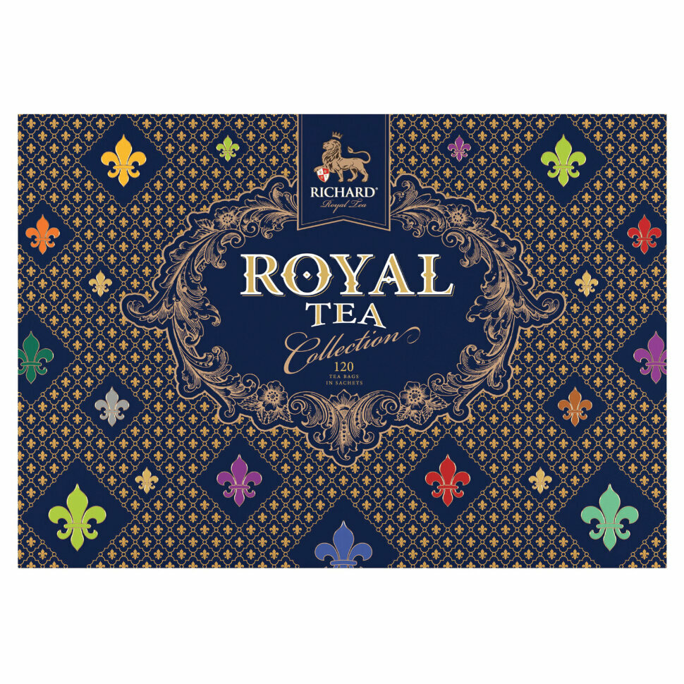 Чай RICHARD "Royal Tea Collection" подарочный набор 15 вкусов, 120 пакетиков по 1,9 г - фотография № 11