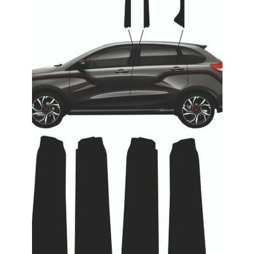 Накладки стоек дверей XRAY, XRAY CROSS