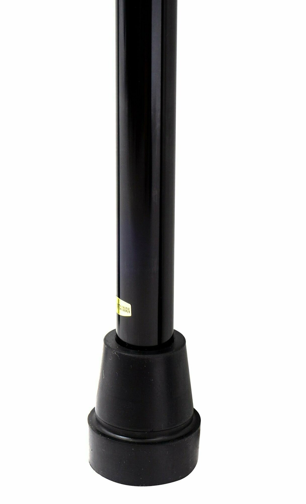 Трость для ходьбы опорная cкладная с Т-образной деревянной ручкой 10121 BL черный