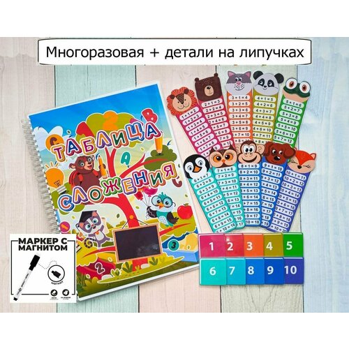 Развивающая многоразовая тетрадь, пиши-стирай для детей 