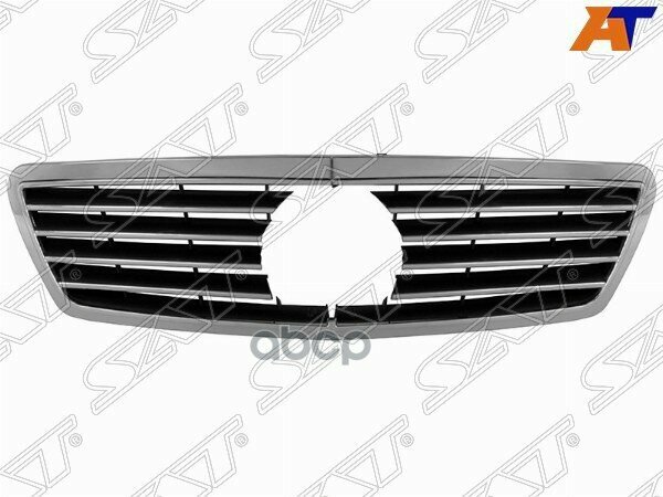 Решетка Mercedes W203 00-04 Sport С Местом Под Эмблему Черная Sat арт. ST-MD07-093-0