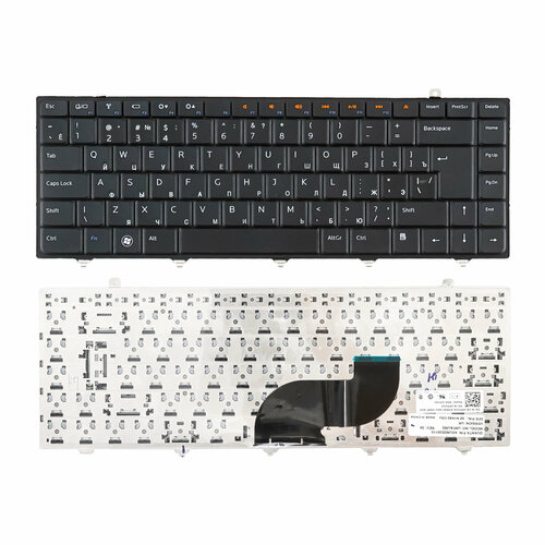 Клавиатура для ноутбука Dell Studio 14, 14Z, 1450, 1440, 1457, 1570 черная клавиатура для ноутбука dell 1450 1457 1458 p n v100825js1 0mh8m3 mh8m3 aegm6700110