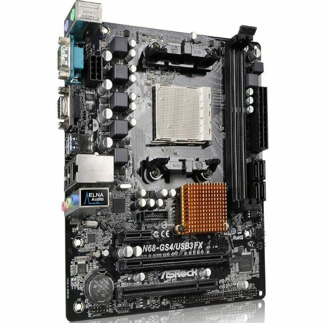 Материнская плата AM3+ ASRock N68-GS4 FX R2.0