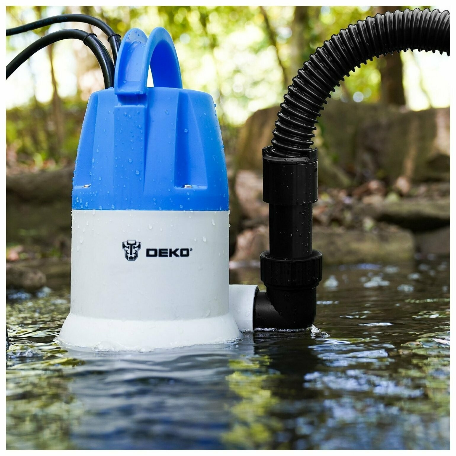 Дренажный насос для чистой воды DEKO CWP-550P, 550Вт, пластик — фото 4