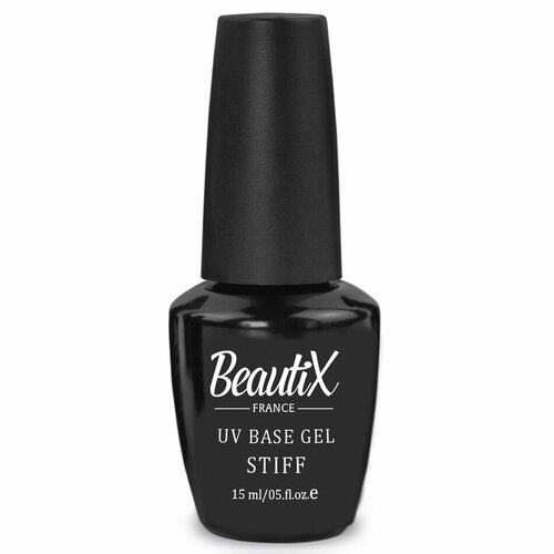 Beautix, Базовое покрытие STIFF Base Beautix, 15 мл - Прозрачный камуфлирующее базовое покрытие silk 15 мл beautix