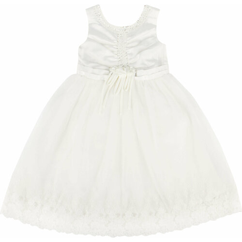 фото Платье-солнце littlestar, хлопок, нарядное, размер 86, белый