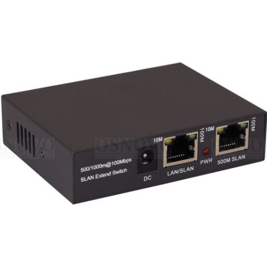 Удлинитель Fast Ethernet до 800м. OSNOVO TR-IP1(800m)