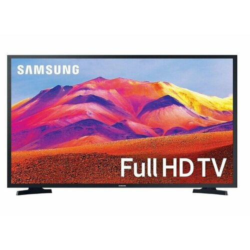 32 Телевизор Samsung UE32T5300AU LED, HDR (2020), черный 32 телевизор polarline 32pl55tc sm 2020 led hdr черный