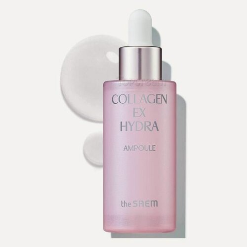 Изображение товара The Saem Антивозрастная ампульная сыворотка для лица с коллагеном, гиалуроновой кислотой и 5 видами керамидов 30 мл Collagen EX Hydra Ampoule