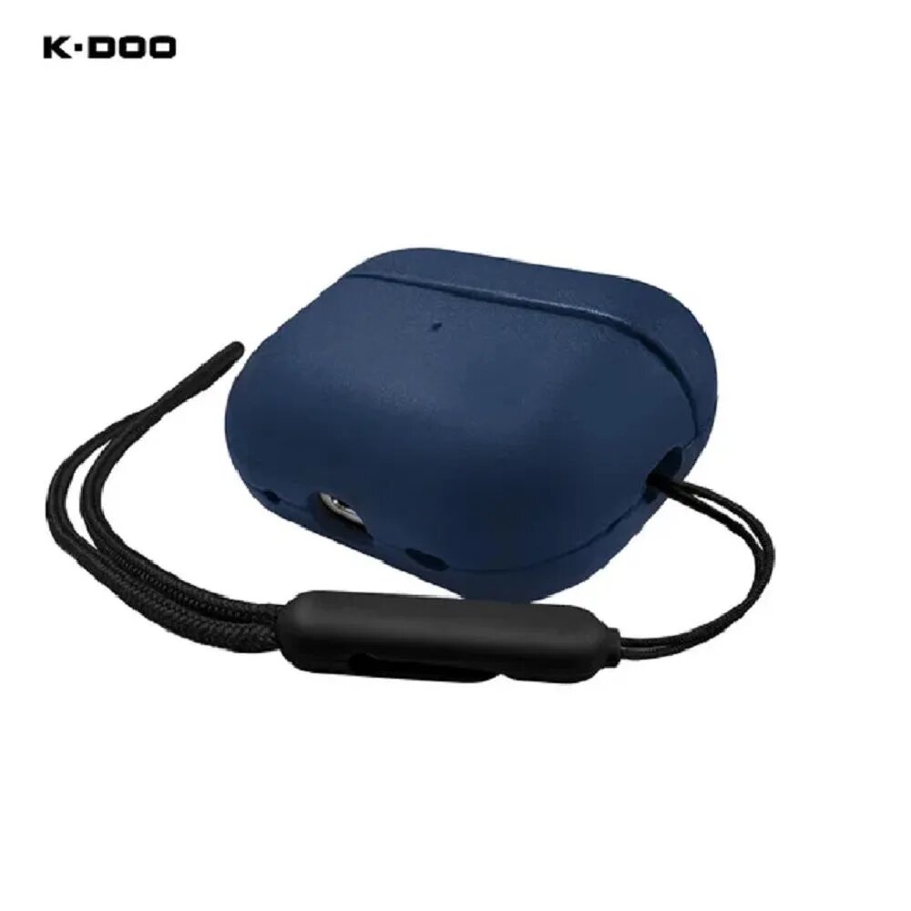 Чехол AirPods Pro 2 эко-кожа / KZDOO (K-Doo) LuxCraft +, синий