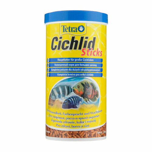 Корм для рыб, Tetra Cichlid Stiks, 1000 мл,(10шт)