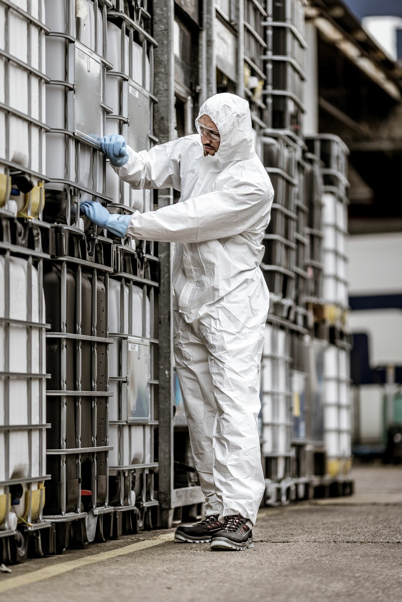 фото Защитный комбинезон с капюшоном, NITRAS 4600 PROTECT, размер XL