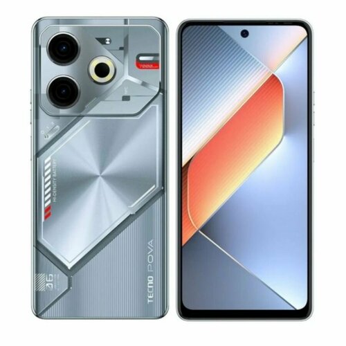 Смартфон Tecno POVA 6 NEO 8128GB серебристый 18990₽