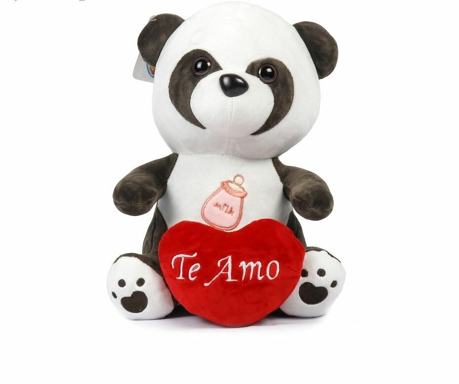 Игрушка мягконабивная "Панда с сердечком"