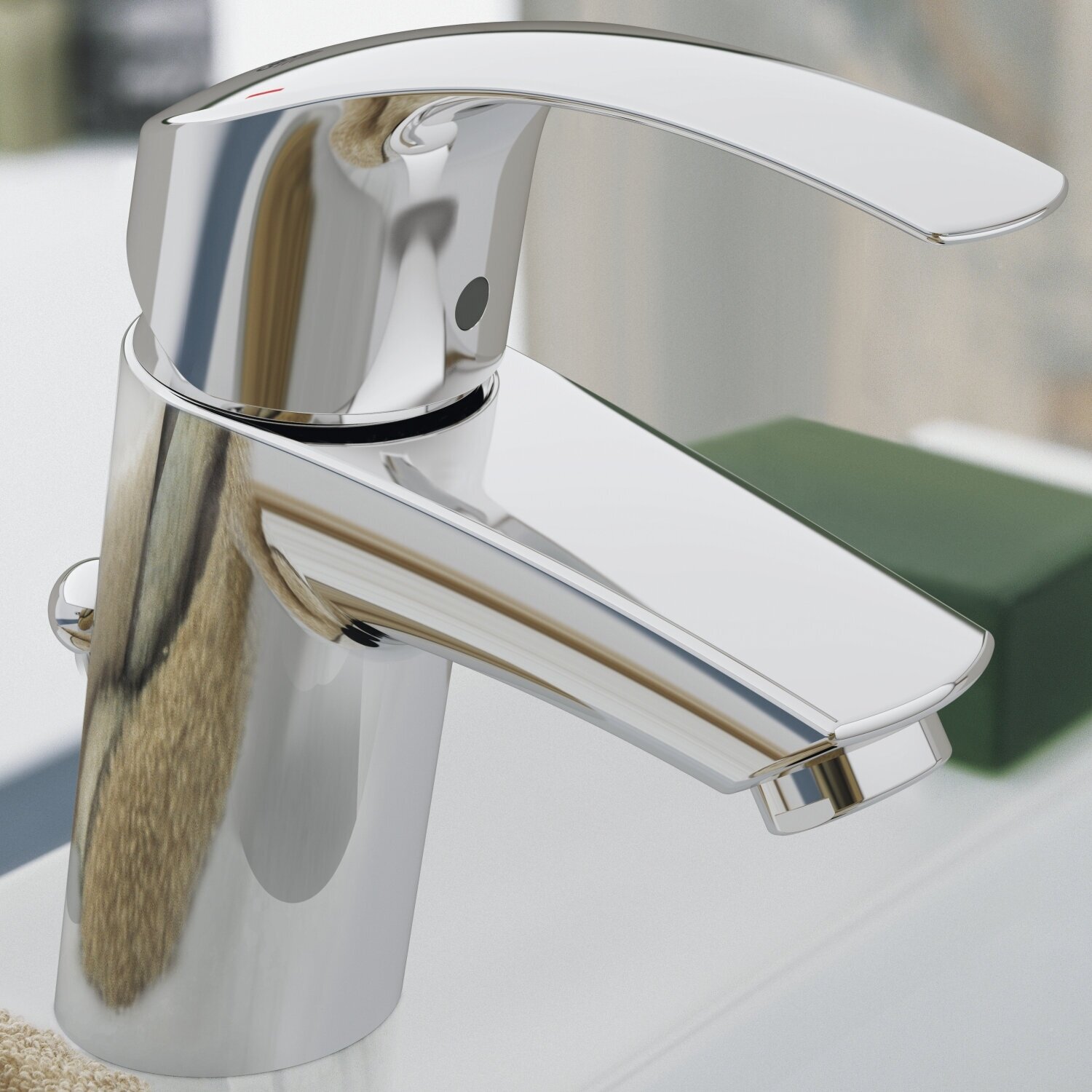 Смеситель для раковины (умывальника) Grohe Eurosmart 33265002 хром
