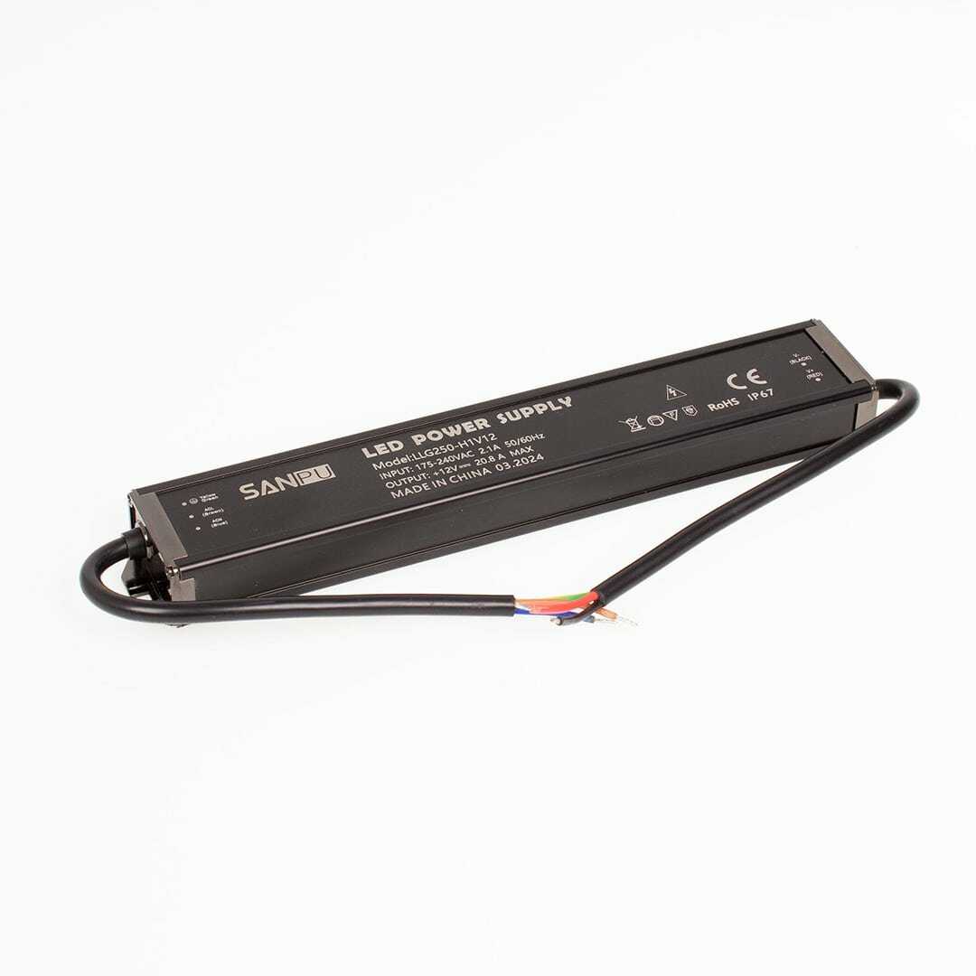 Блок питания SANPU LLG250-H1V12 (12V, 250W, 20.8A, IP67)