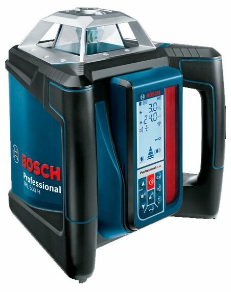 Нивелир лазерный ротационный BOSCH GRL 500 H + LR 50 Professional 0601061A00