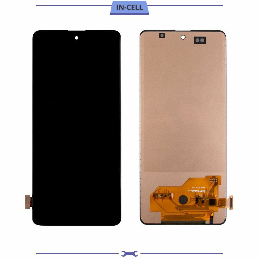 Дисплей для Samsung Galaxy M31s M317F в сборе с тачскрином Черный - (In-Cell)