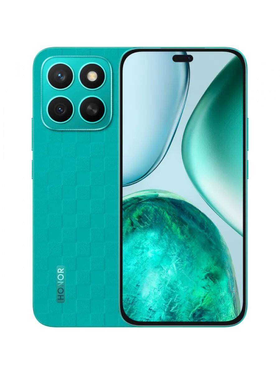Смартфон Honor X8c 8/128 ГБ, бирюзовый зеленый (Ростест)