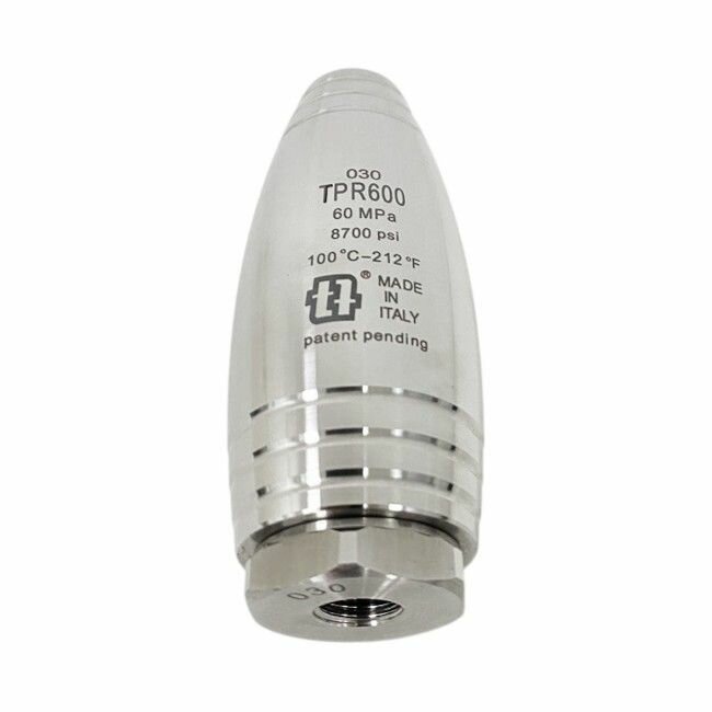 Турбофреза 600 бар, размер 035; вход 1/4"г; (нерж. сталь)