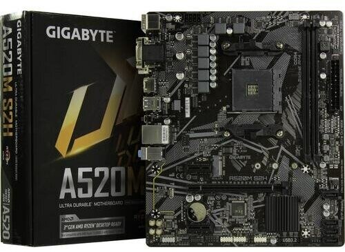 Материнская плата Gigabyte A520M S2H