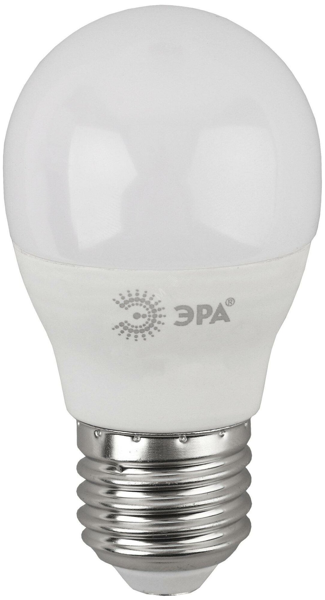 Лампа светодиодная ЭРА LED (диод шар 7Вт хол E27)