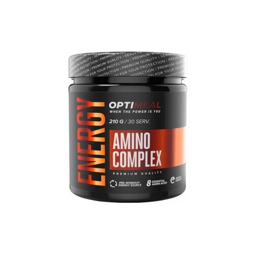 Аминокислота OptiMeal Amino Energy, яблоко, 210 гр. аминокислота rule 1 essential amino 9 energy лимонад blue razz 345 гр